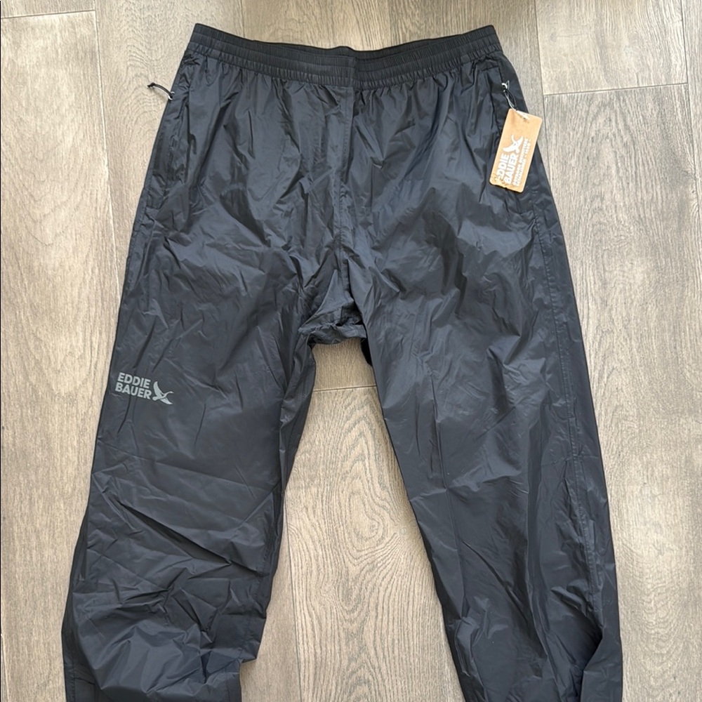 Eddie Bauer Charcoal Windbreaker Pants